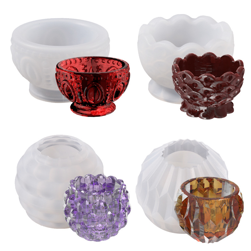 Coaster Mold Round - صندوق تخزين مستدير للعلاج بالروائح العطرية