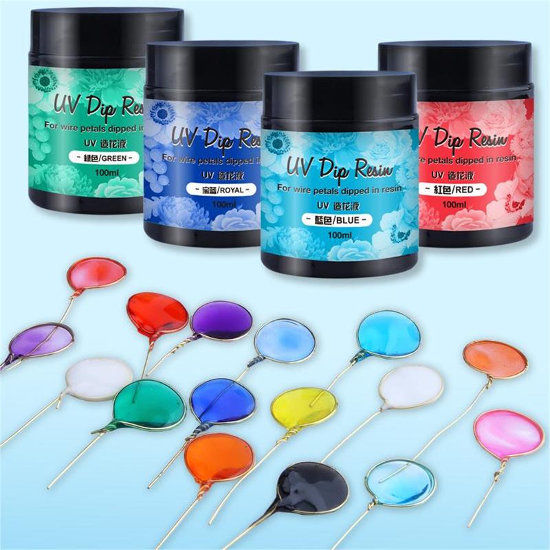 Flower Preservation Resin - 100 مللي UV DIP الراتنج الغراء