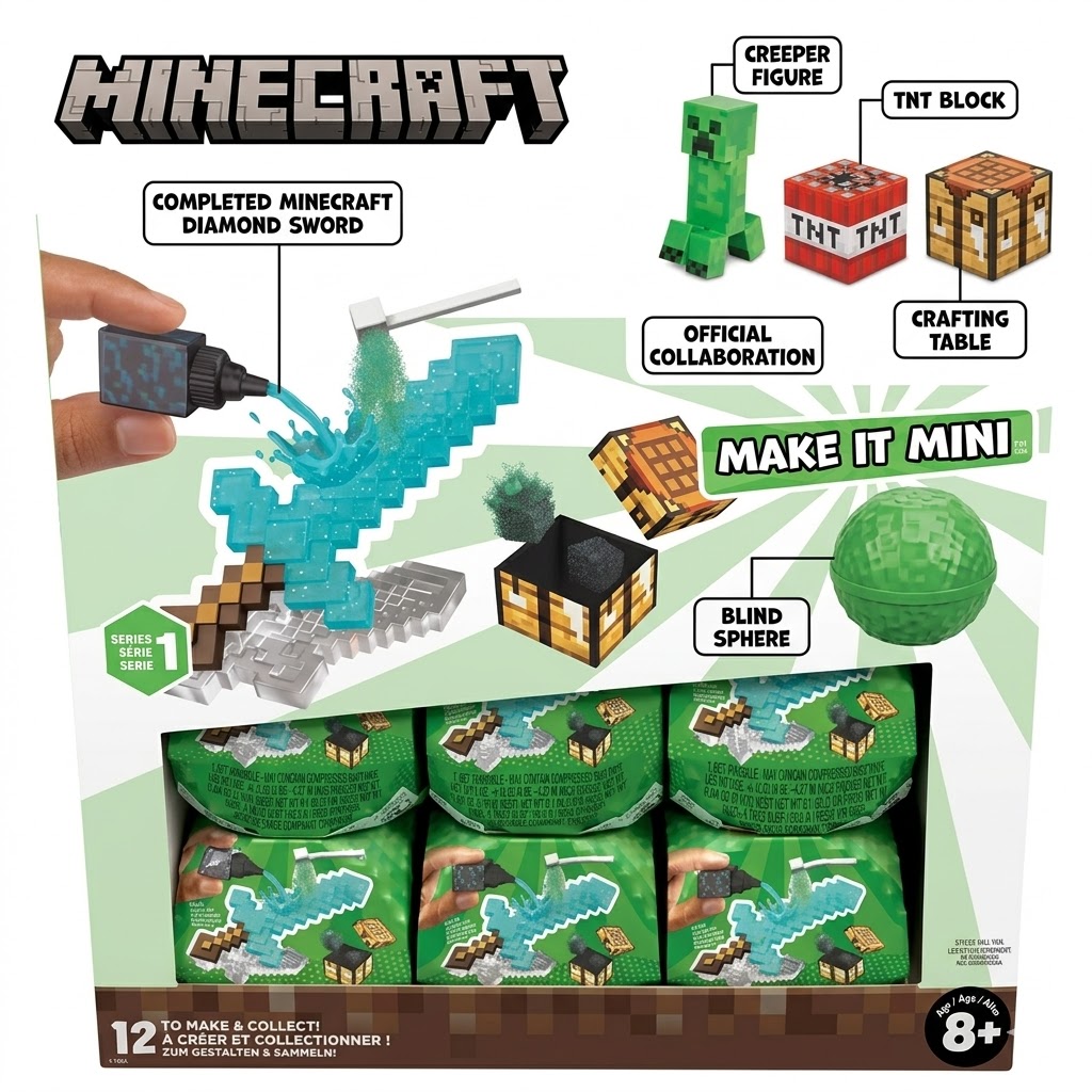 Resin Craft Minecraft - مجموعة MGA Miniverse Minecraft Make It