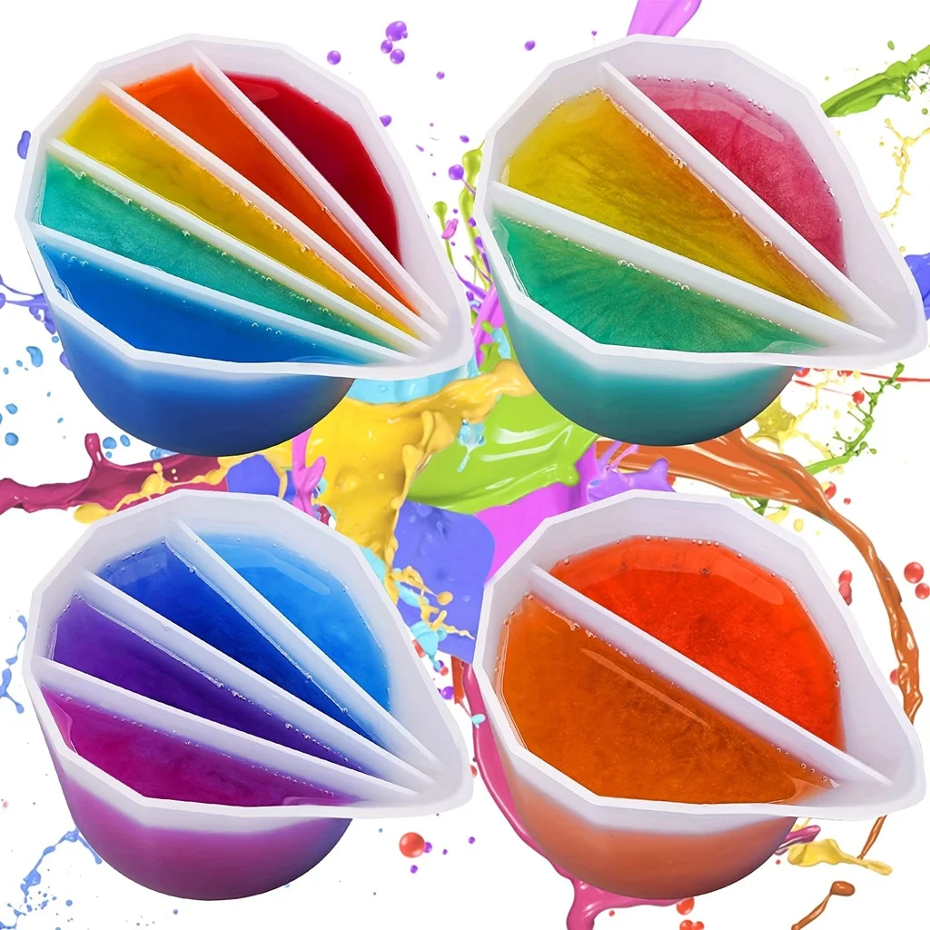Mixing Cup Silicone - كوب سبليت لخلط الألوان لصب الطلاء