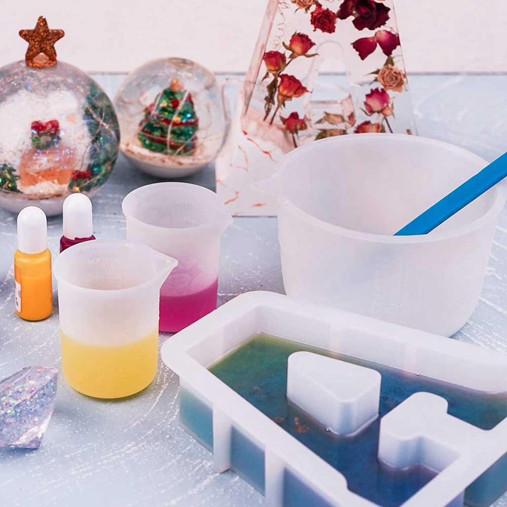 أكواب خلط الراتنج AEE4-600 مل/ - مراجعة Mixing Cup Silicone وسعره