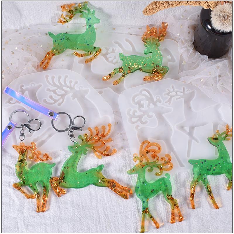 عيد الميلاد الأيائل الايبوكسي  - مراجعة Serving Tray Mold وسعره