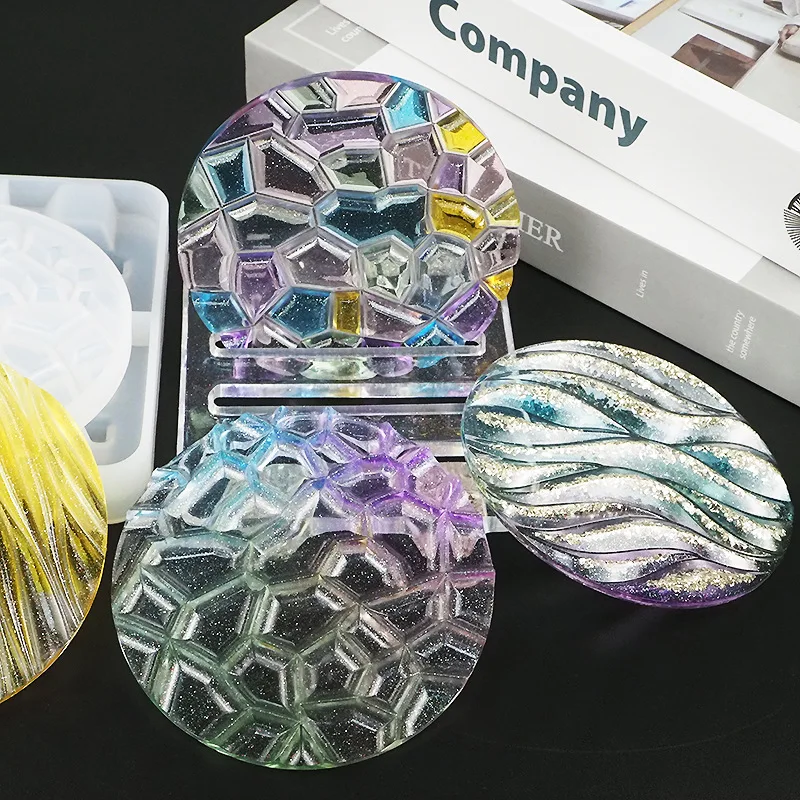 لتقوم بها بنفسك كريستال الايبو - مراجعة Coaster Mold Round وسعره