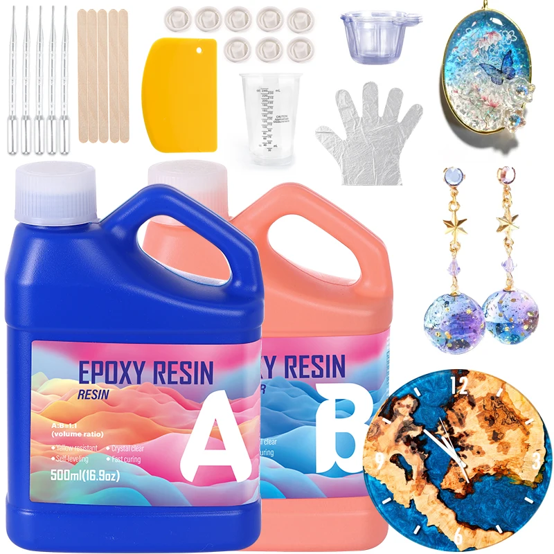 طقم راتنج إيبوكسي سهل الخلط، ر - مراجعة Epoxy Uv Resin Kit وسعره
