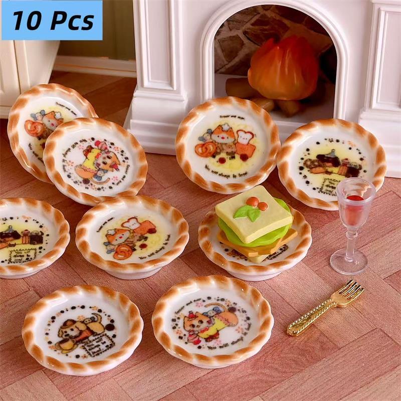 10 قطعة/المجموعة دمية مصغرة جر - مراجعة Resin Craft Kit وسعره