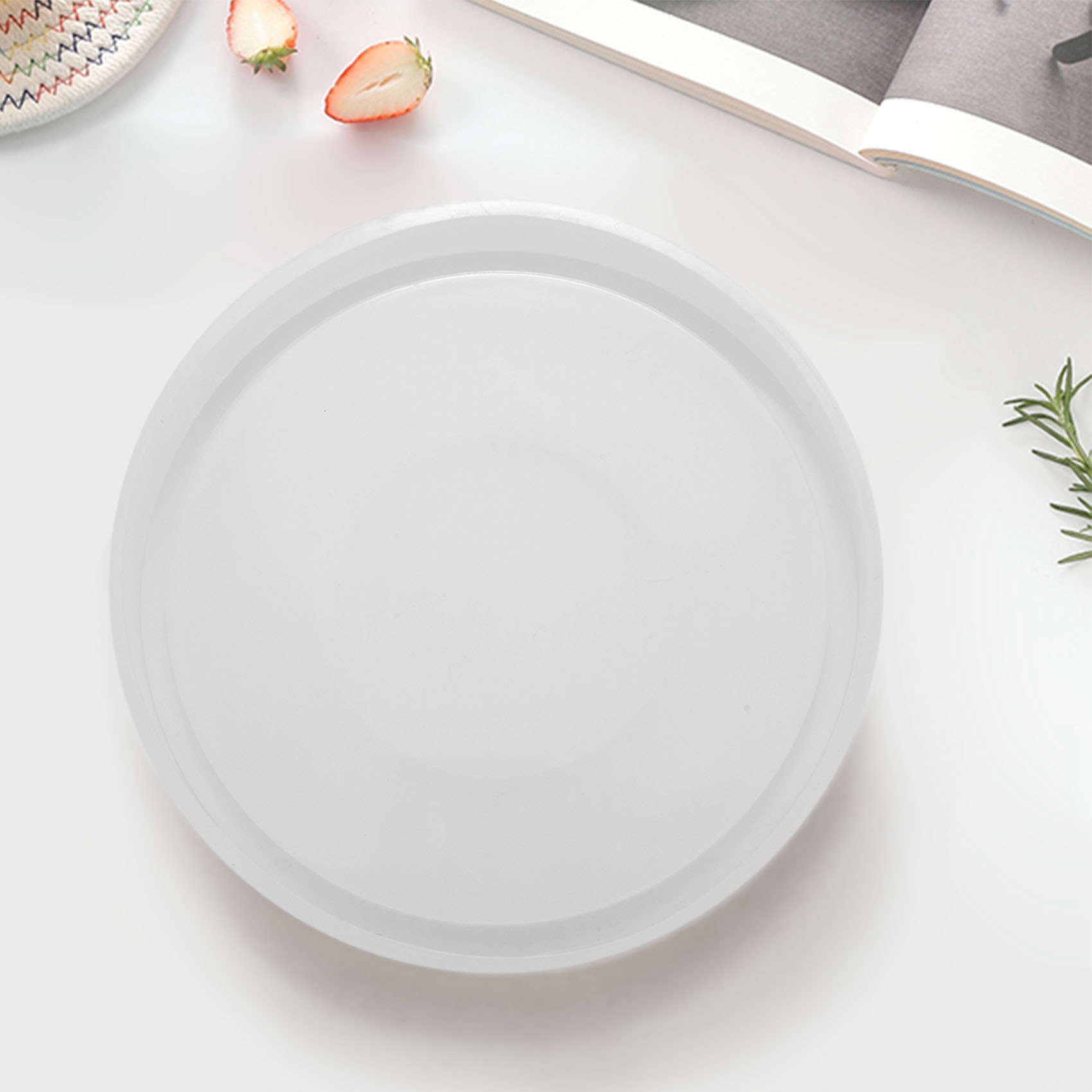 ABQR 4 عبوات كبيرة من قوالب ال - مراجعة Coaster Mold Round وسعره