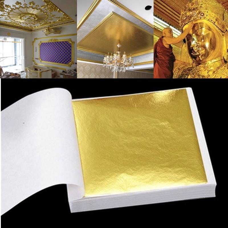 ورق فويل ذهبي نقي عيار 24 ، مض - مراجعة Gold Foil Flakes وسعره