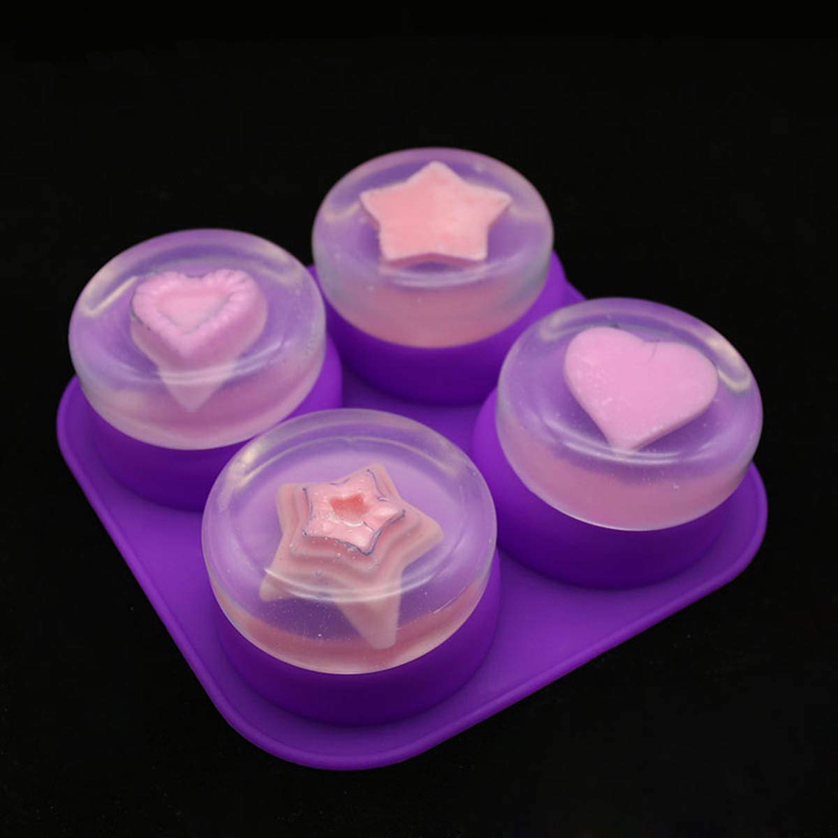 1-2 قطعة من قوالب الصابون السي - مراجعة Coaster Mold Round وسعره