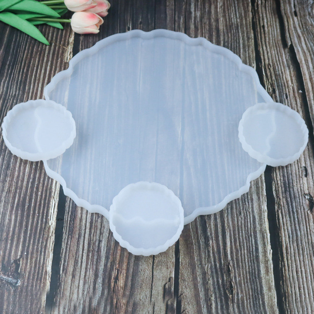 قطعتان من قوالب السيليكون المم - مراجعة Serving Tray Mold وسعره
